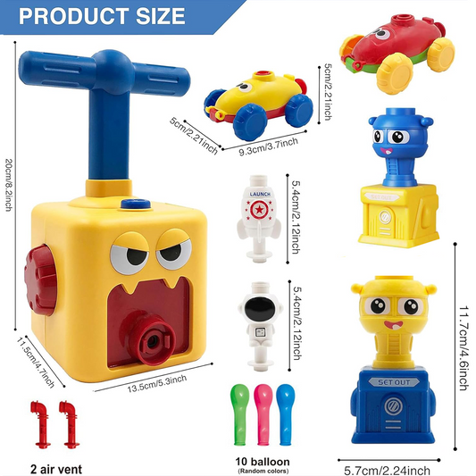 power Launcher Balloon cars and rocket toys