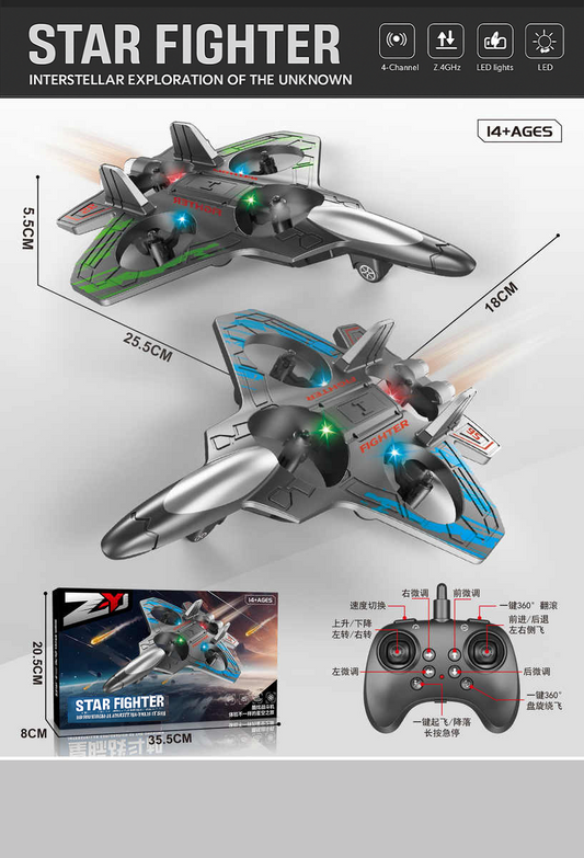 RC Fighter Airplane Mini Drone Remote Control Jet Plane