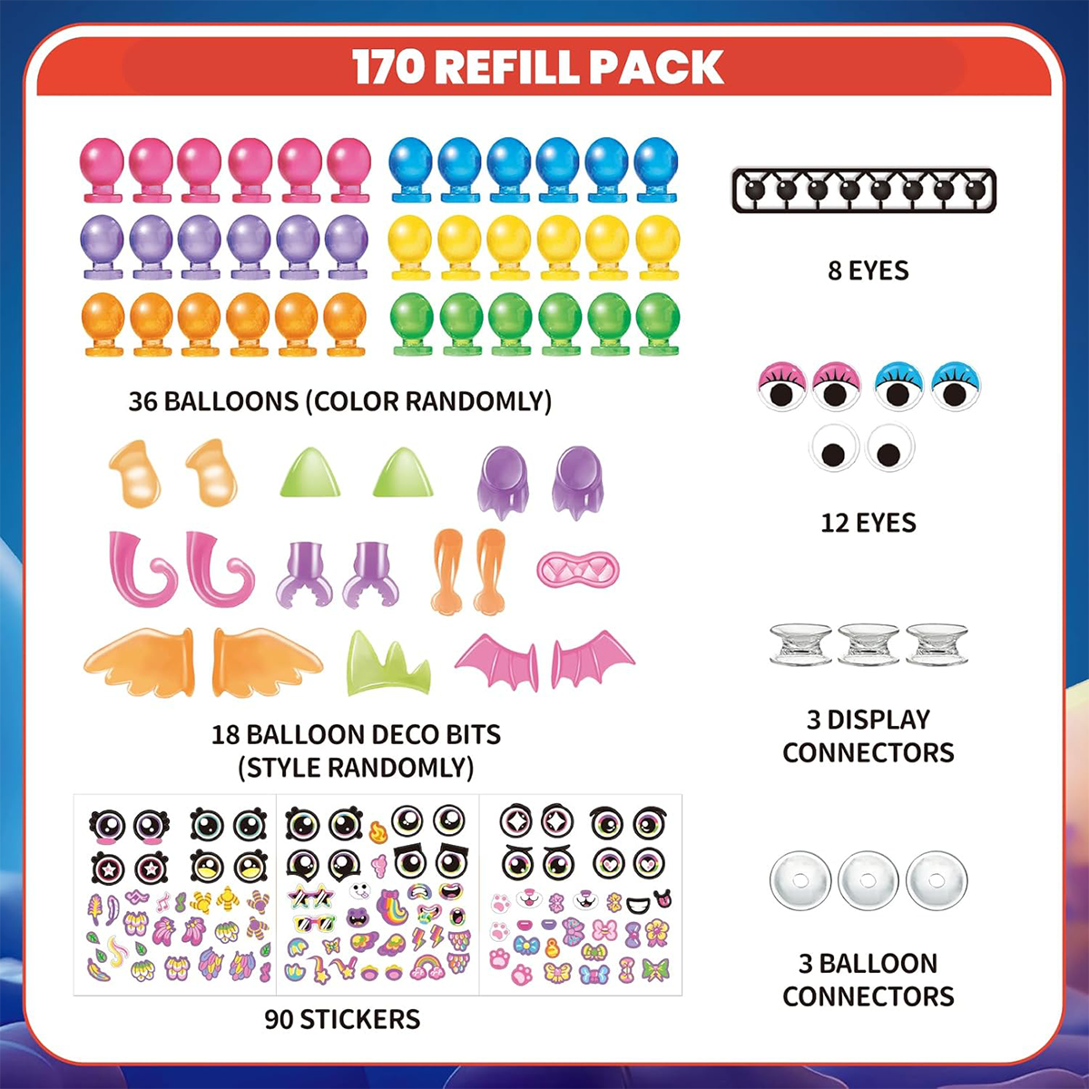 rocket balloons squishy make your characters real