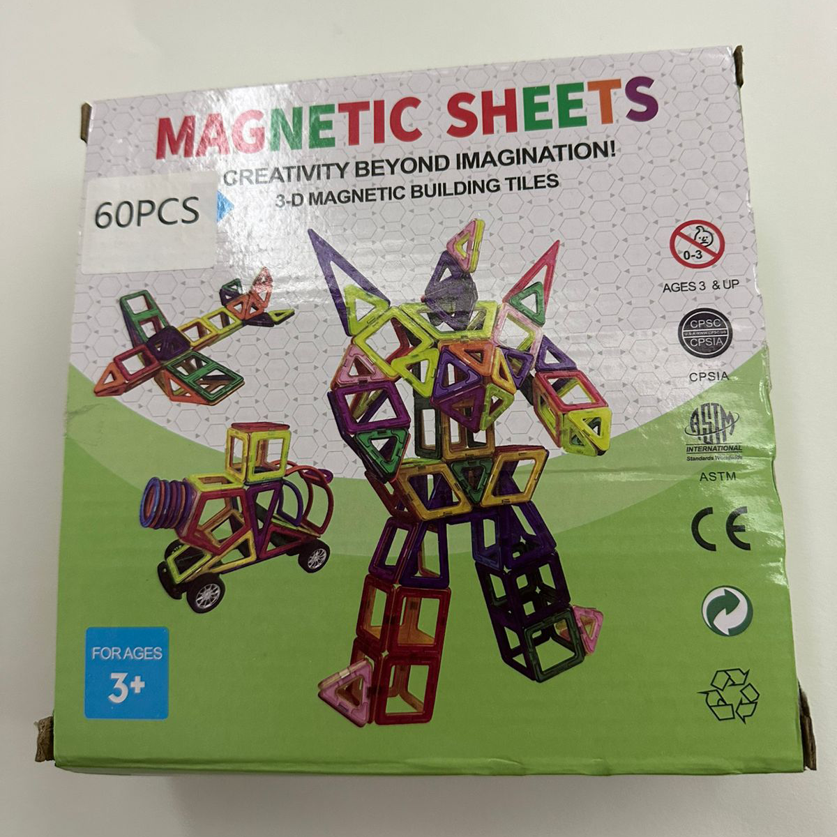 Magnetic sheets Building Blocks