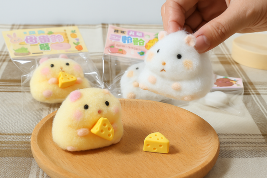 Hamster Squishy Silicone Mochi toy