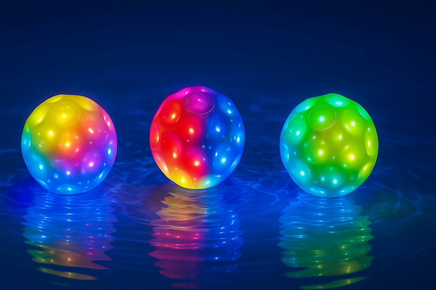 Extreme High Bouncing Ball With LED Light Glowing