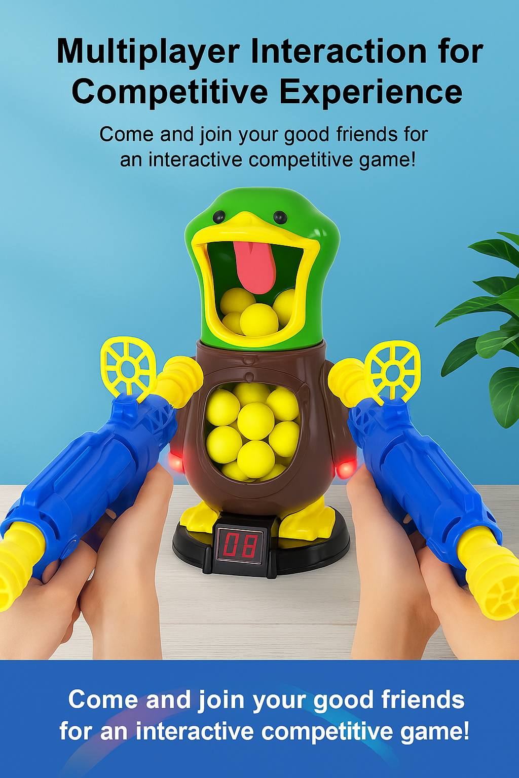 HUNGRY Shooting duck