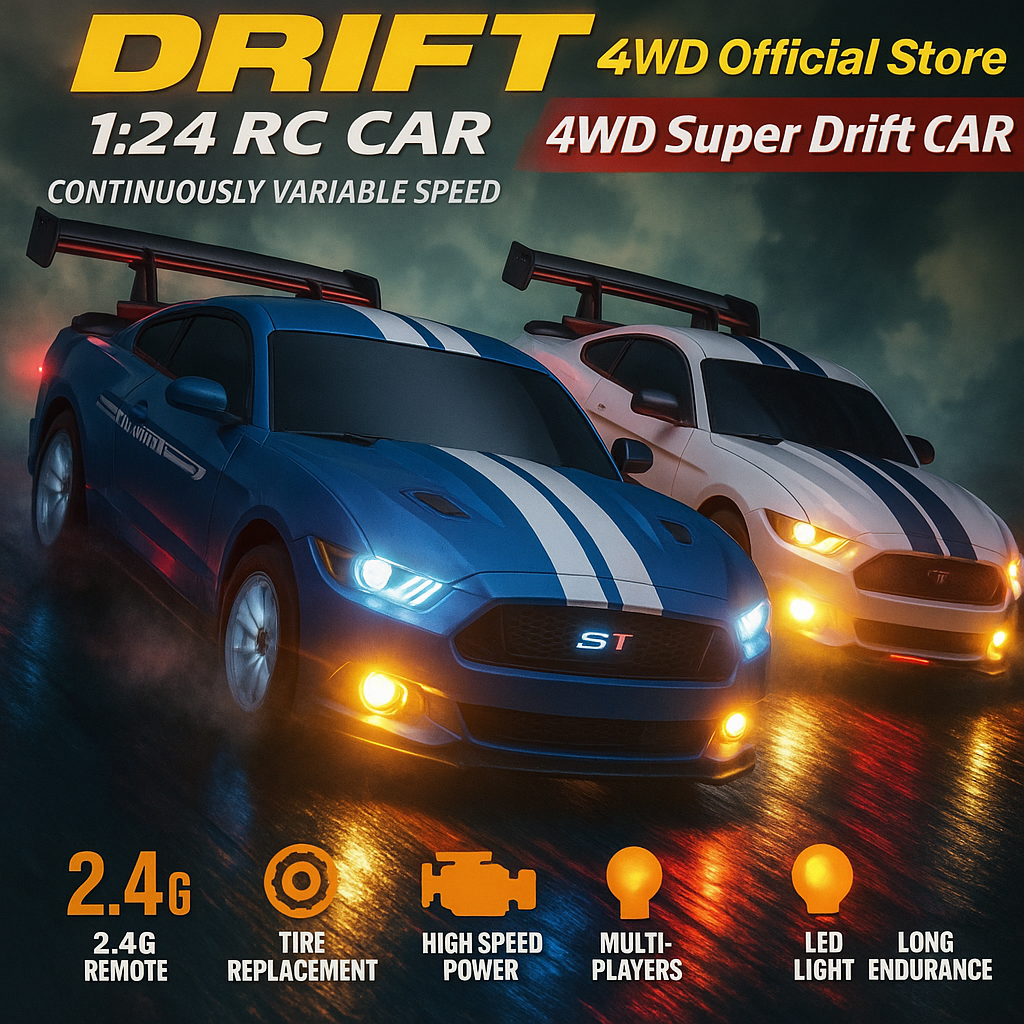 4WD RC Drift Car Remote Control GTRPRO Model Charge 4x4 Racing