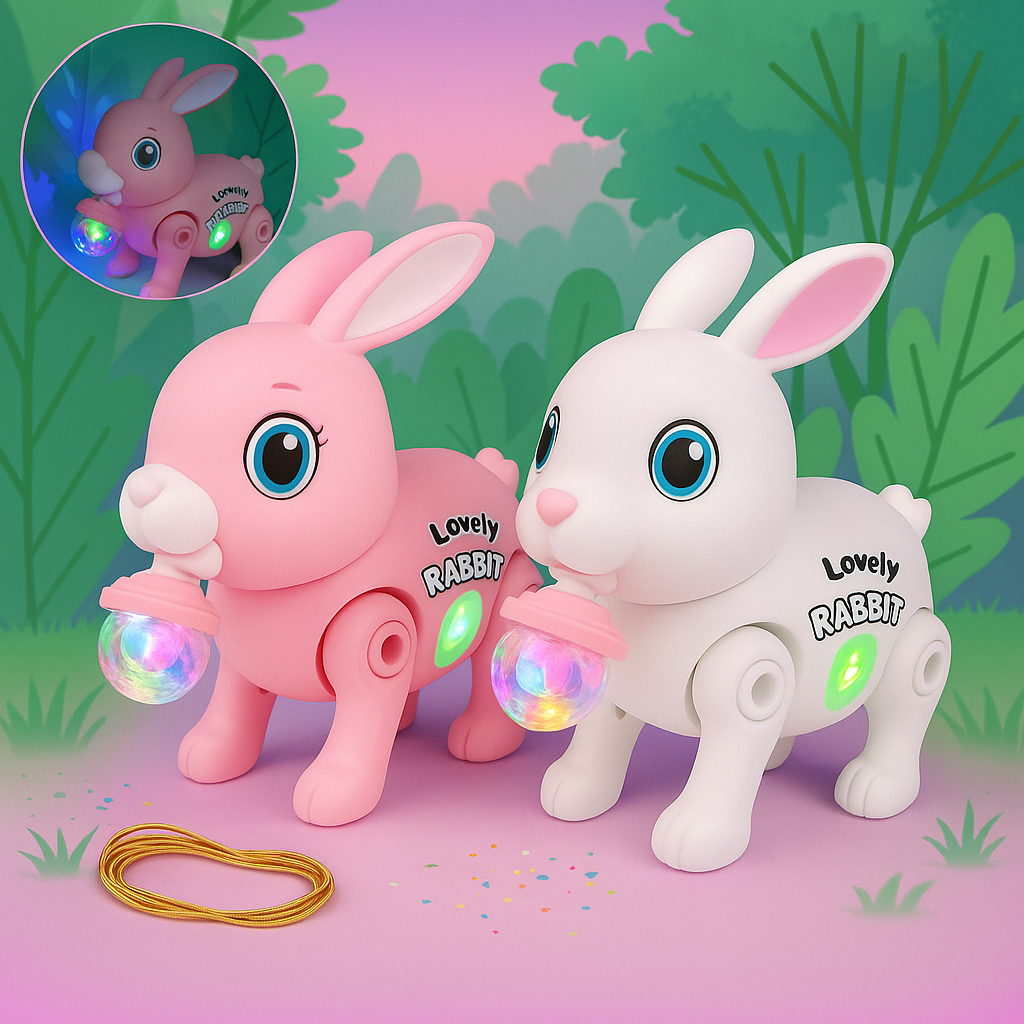 Light up Miniature Rabbit Lovely