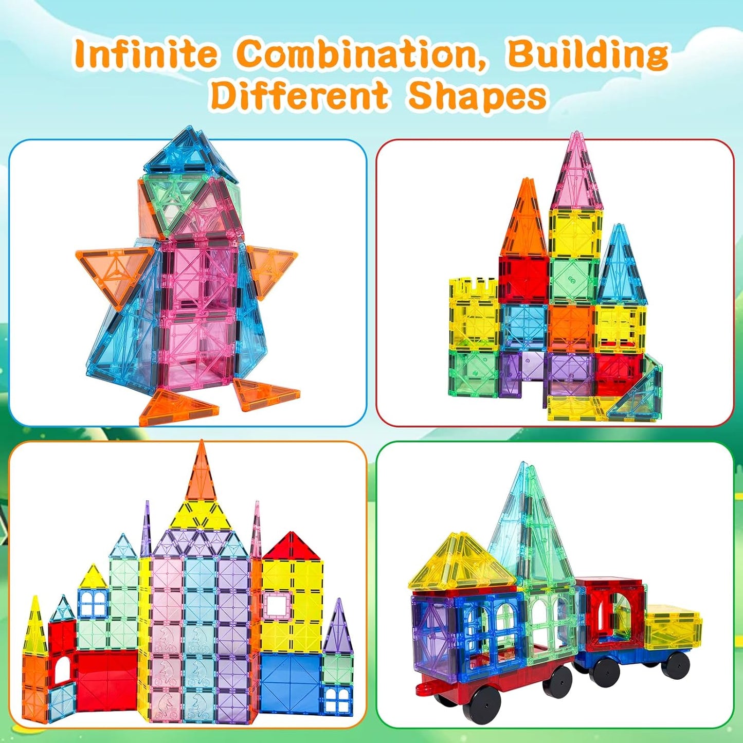Magnetic Building Blocks Toy DIY