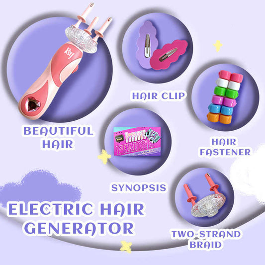 Fashion Novelty Hair Braider Machine Electric Hair Braiding