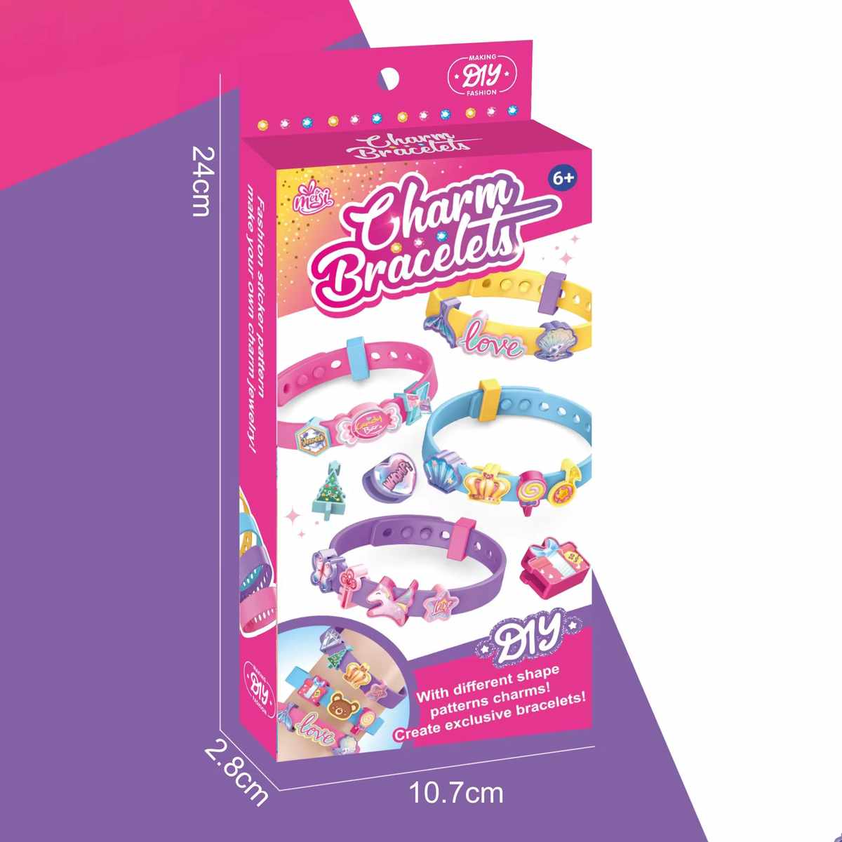 Fashion Girls DIY Beaded Bracelet Kit