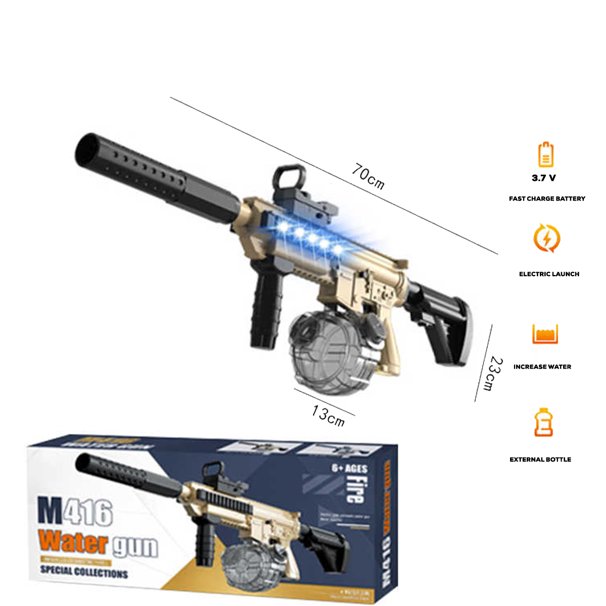 M416 uzi Electric Water Gun
