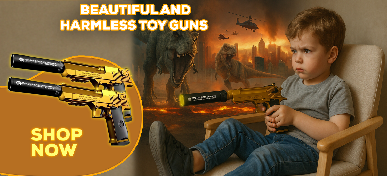 guns and bow