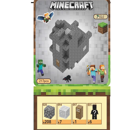 Magnetic Minecraft cubes build your own kingdom