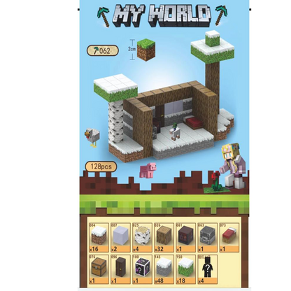 Magnetic Minecraft cubes build your own kingdom