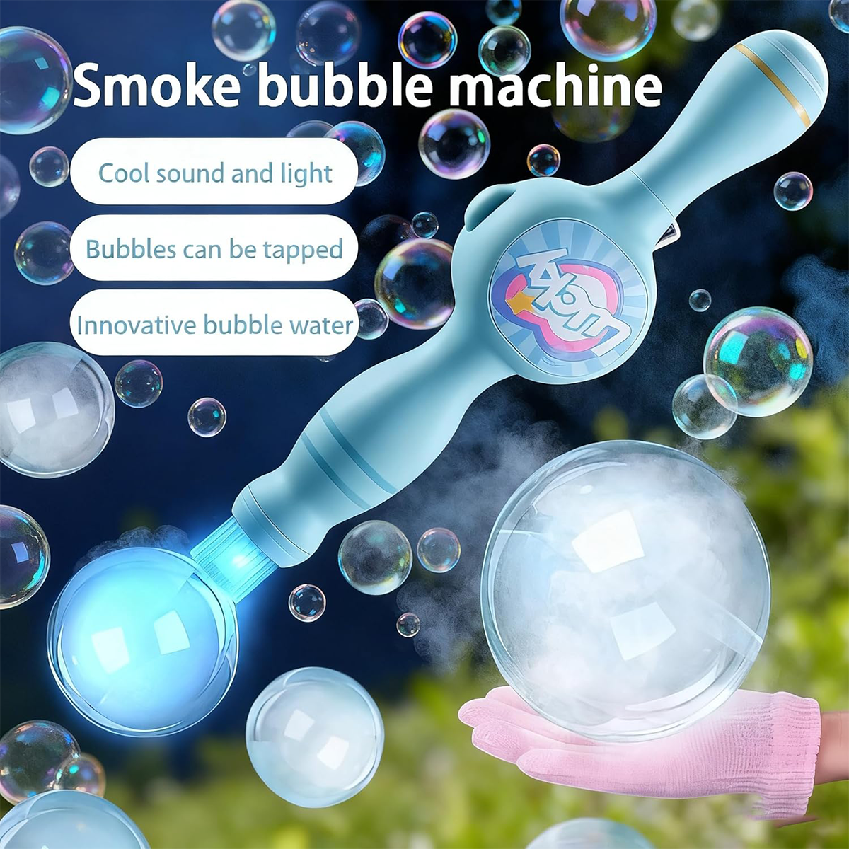 Elastic Bubble fog wand Machine