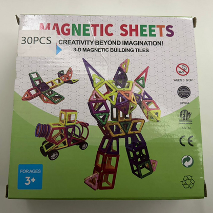 Magnetic sheets Building Blocks