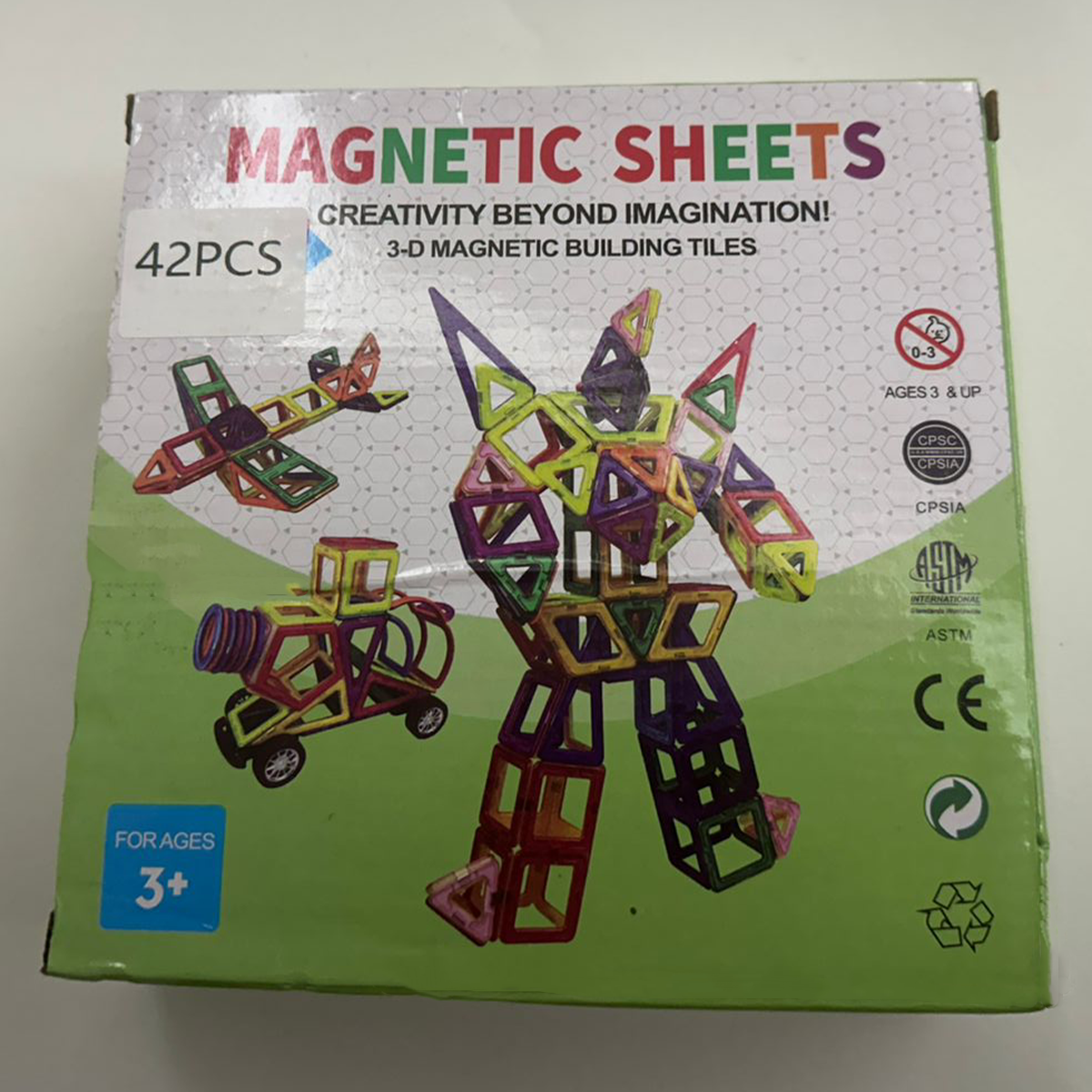 Magnetic sheets Building Blocks