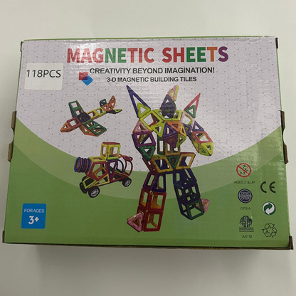 Magnetic sheets Building Blocks