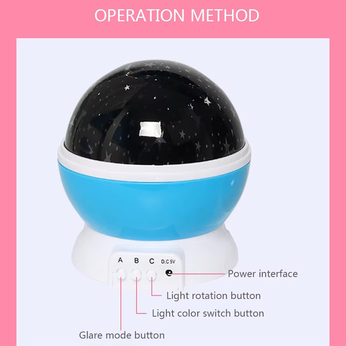 Star Projector Night Lights for Kids