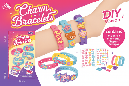 Fashion Girls DIY Beaded Bracelet Kit