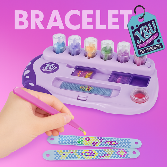 Fashion Children's Diy Puzzle Creative Handmade Diamond Woven Bracelet