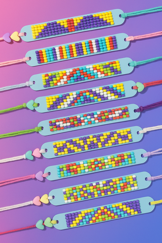 Fashion Children's Diy Puzzle Creative Handmade Diamond Woven Bracelet