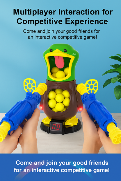 HUNGRY Shooting duck