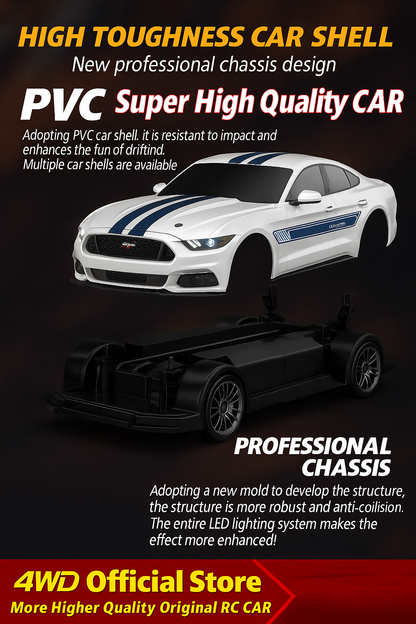 4WD RC Drift Car Remote Control GTRPRO Model Charge 4x4 Racing