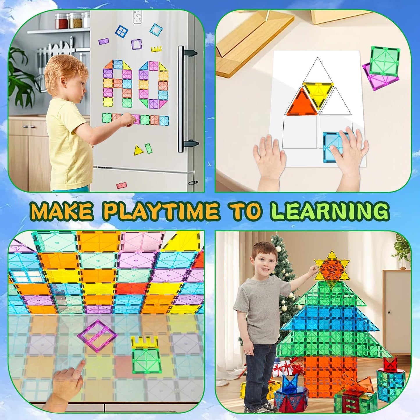 Magnetic Building Blocks Toy DIY