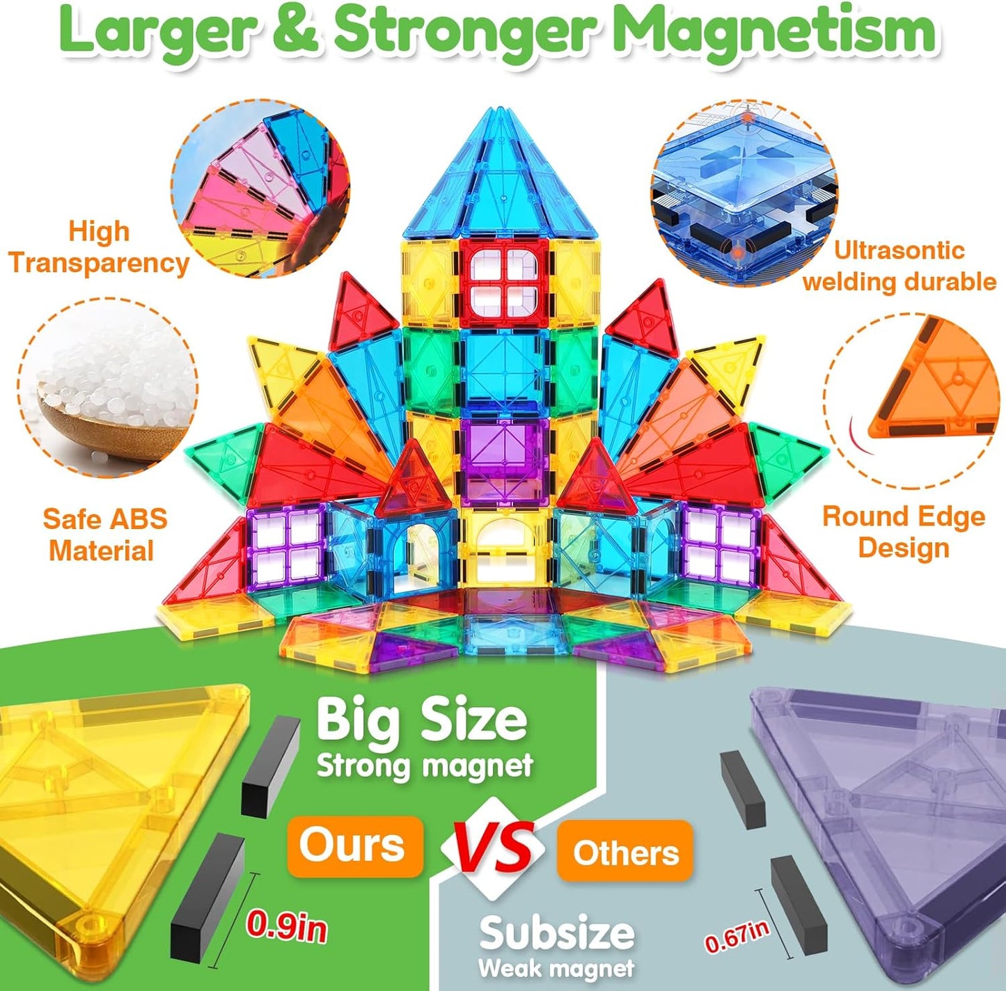 Magnetic Building Blocks Toy DIY