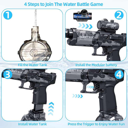 Electric Water pistol with light make your summer better