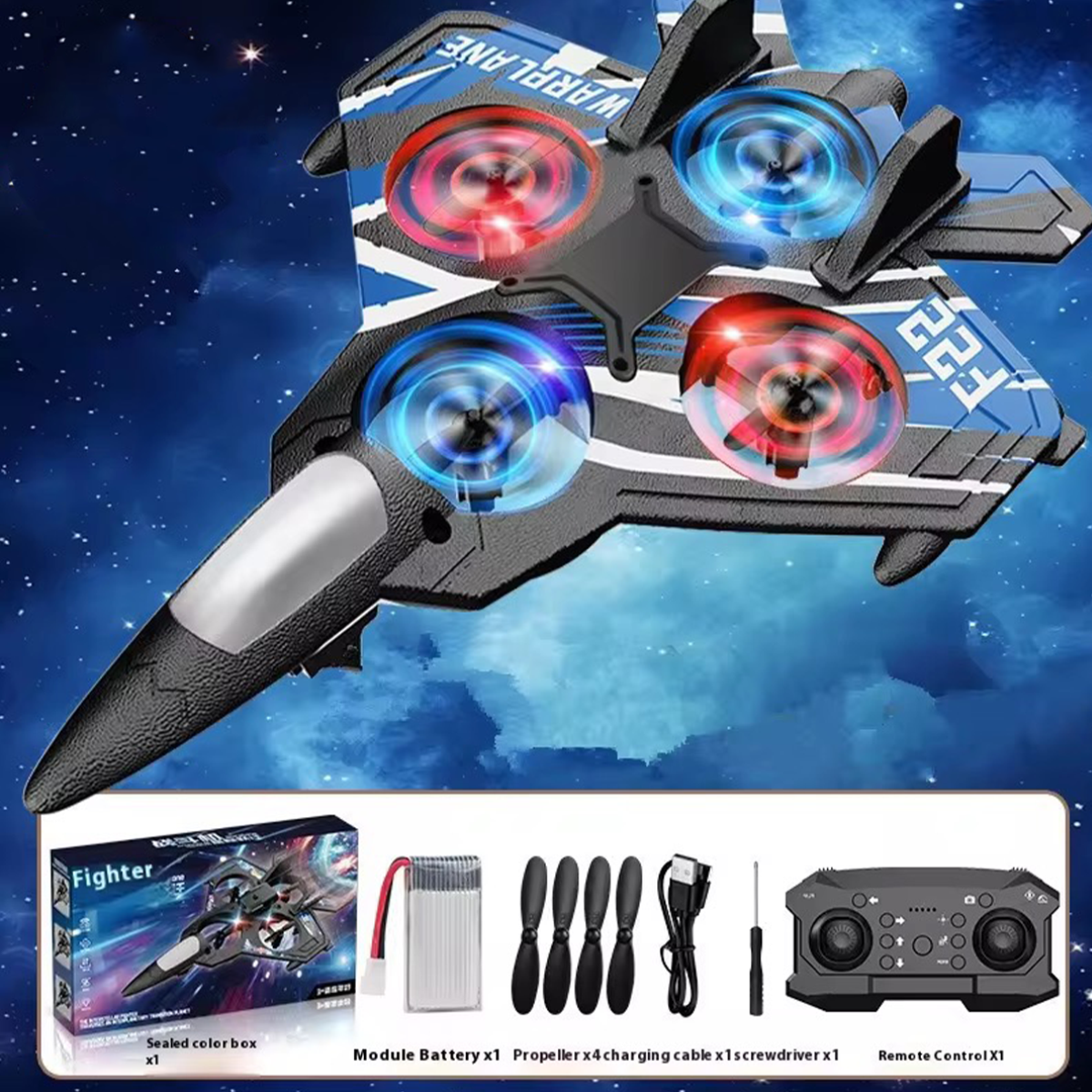 RC Fighter Airplane Mini Drone Remote Control Jet Plane