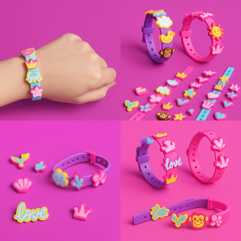 Fashion Girls DIY Beaded Bracelet Kit