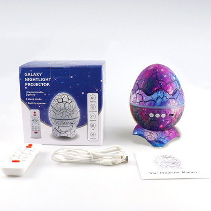 Crack Dinosaur Egg Bluetooth Starry Sky Projection