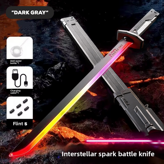 Spark Sword Light up with Flash Effect Smoke