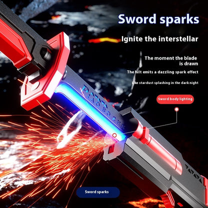 Spark Sword Light up with Flash Effect Smoke