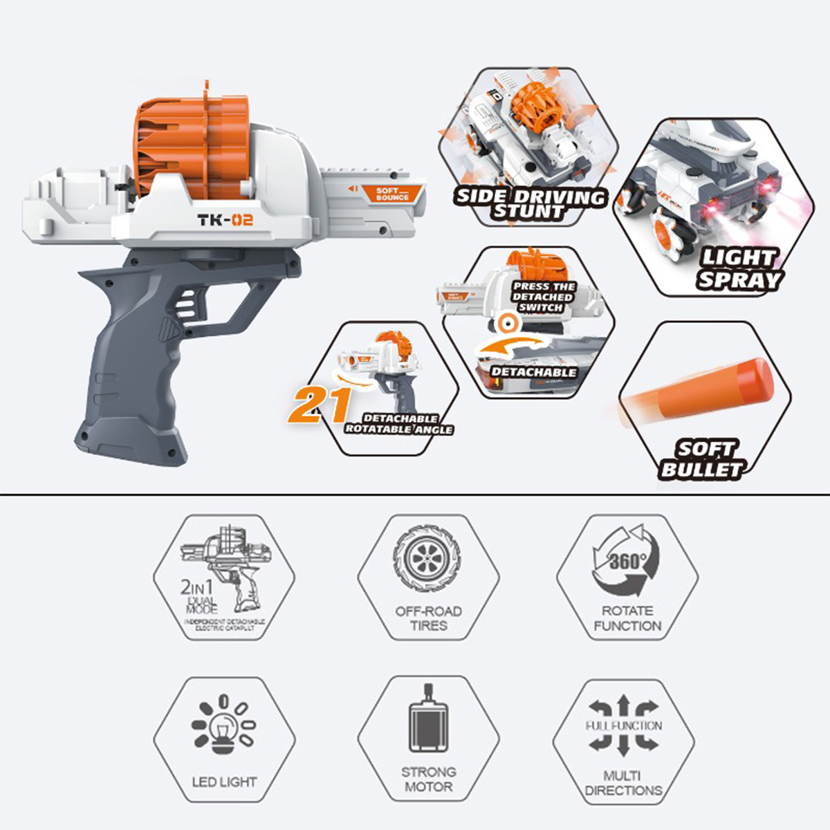 Rc shooting car and smoke with amazing features