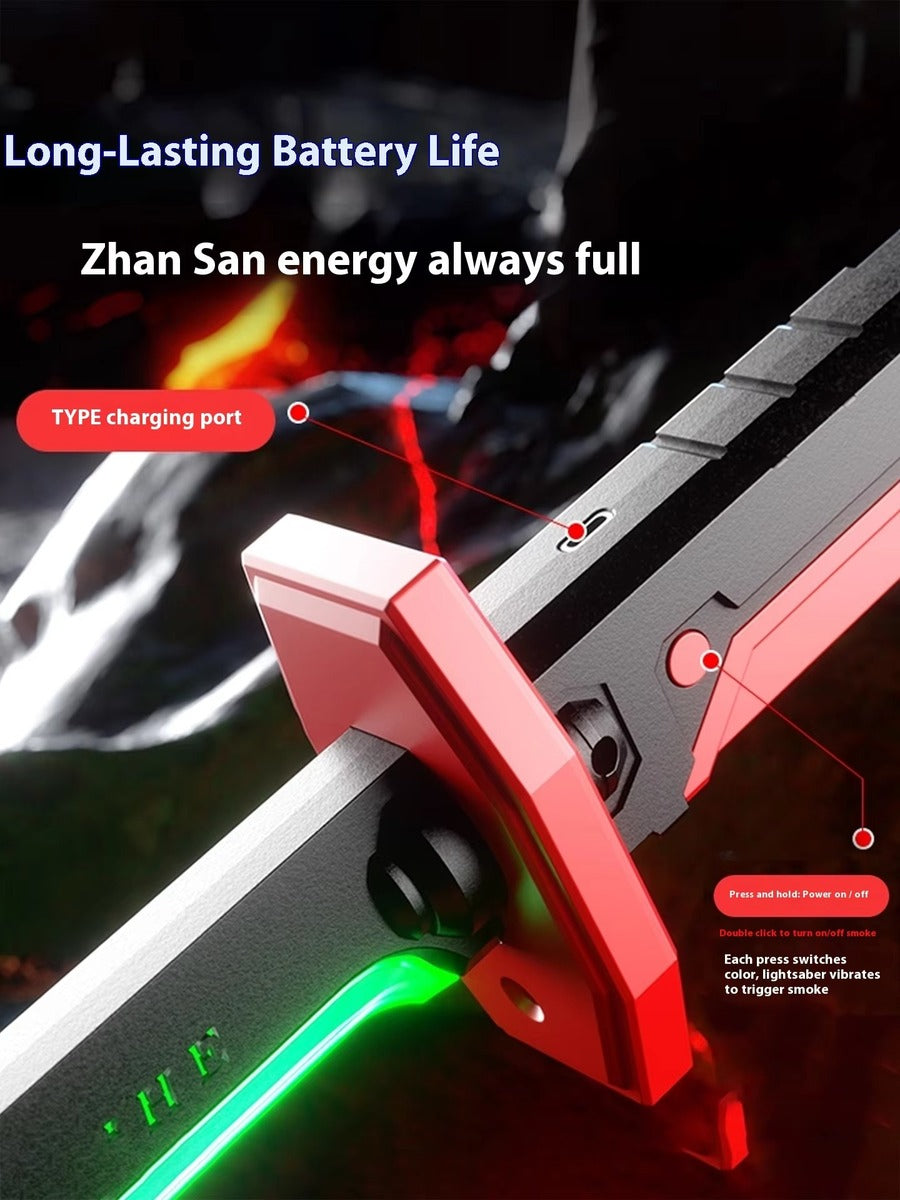 Spark Sword Light up with Flash Effect Smoke