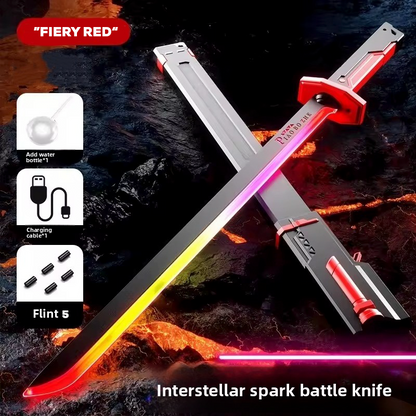 Spark Sword Light up with Flash Effect Smoke